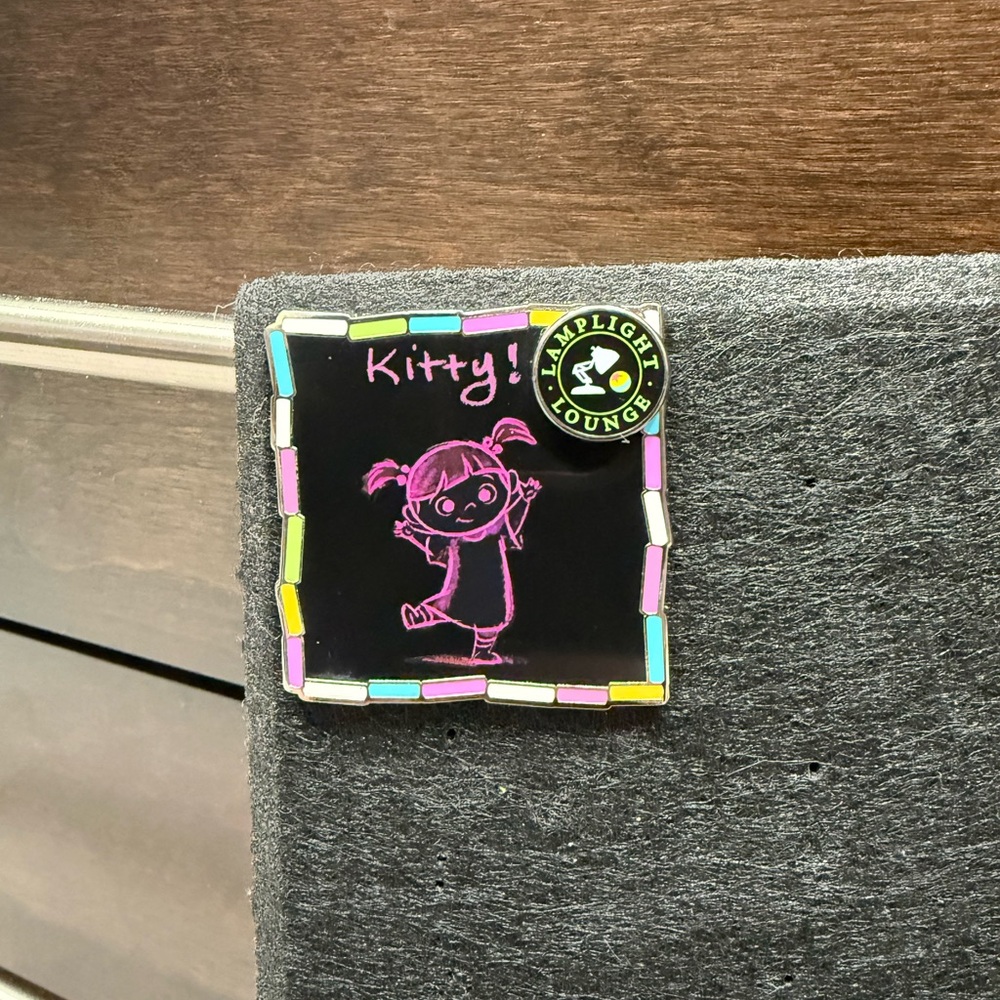 Monsters inc Kitty Lamplight Lounge Pin